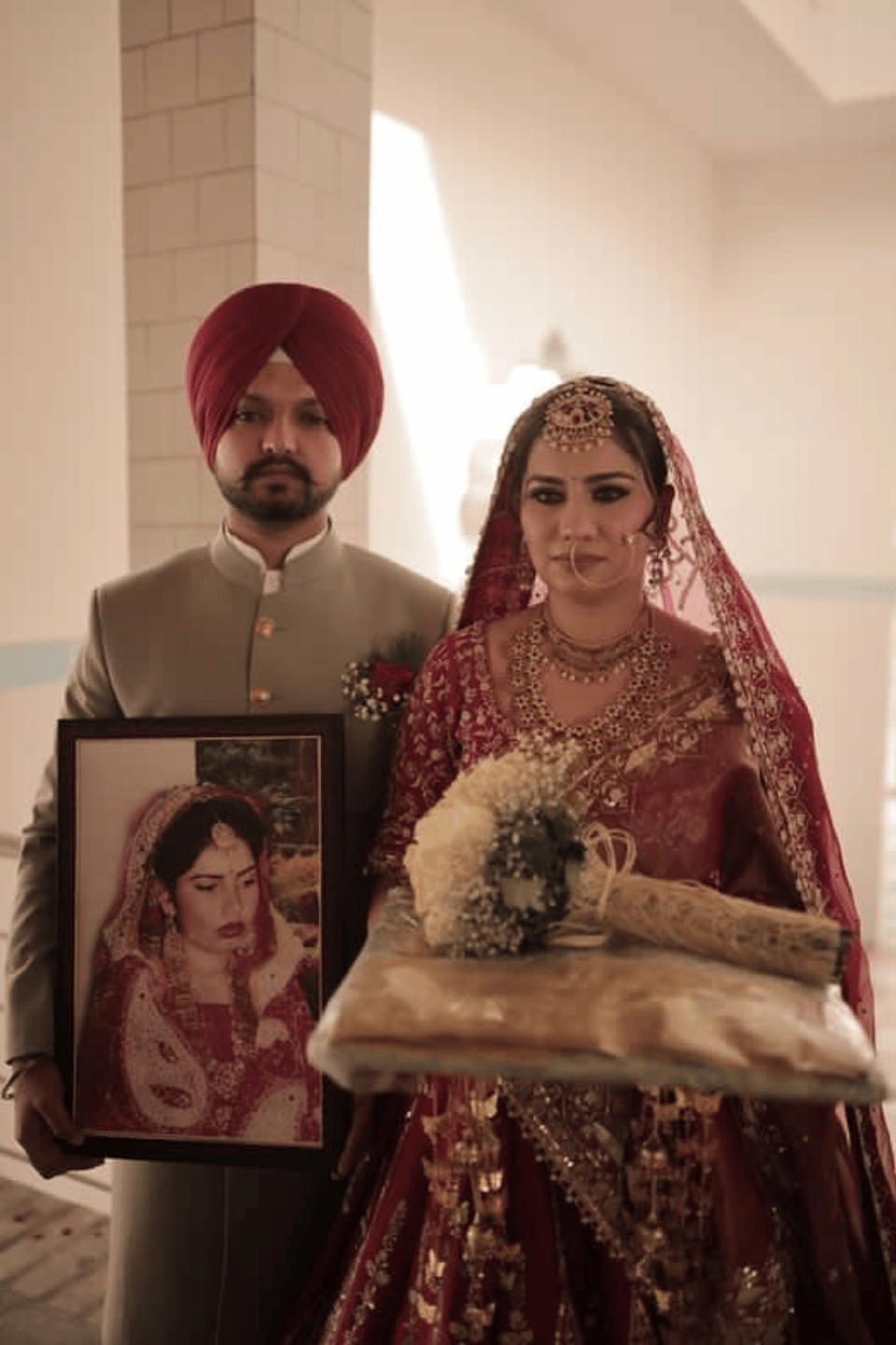 Sikh bride entry