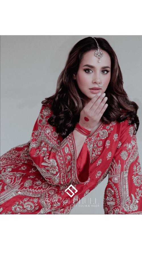 Sunanda in Red suit