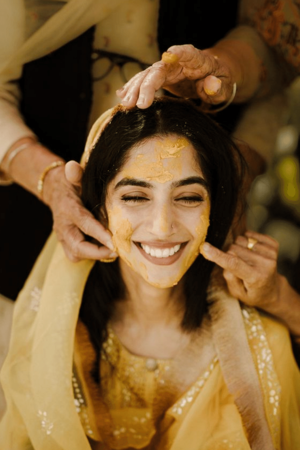 Haldi Ceremony of Punjabi bride