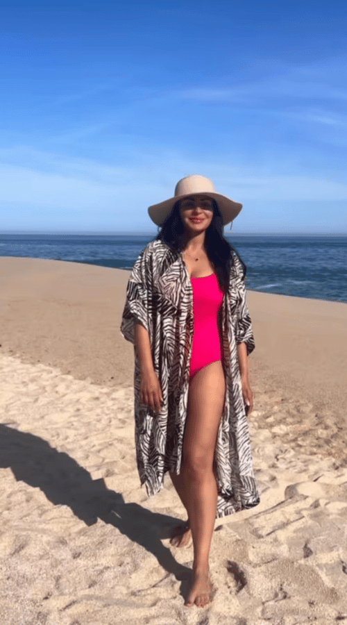 Neeru Bajwa on Beach