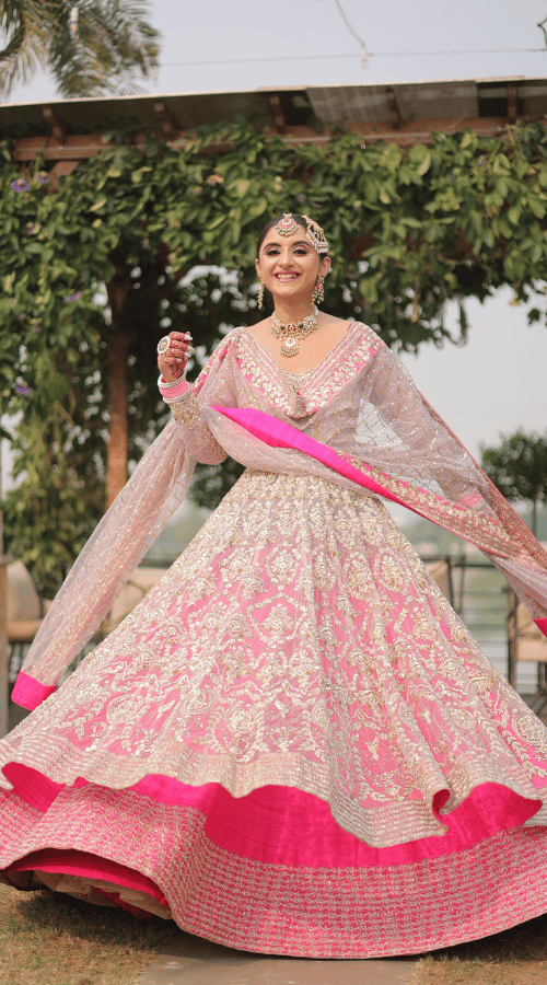 Shopping wedding lehenga