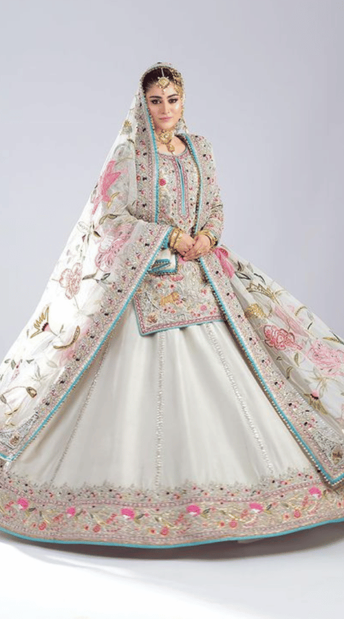 Best ivory lehenga for engagement