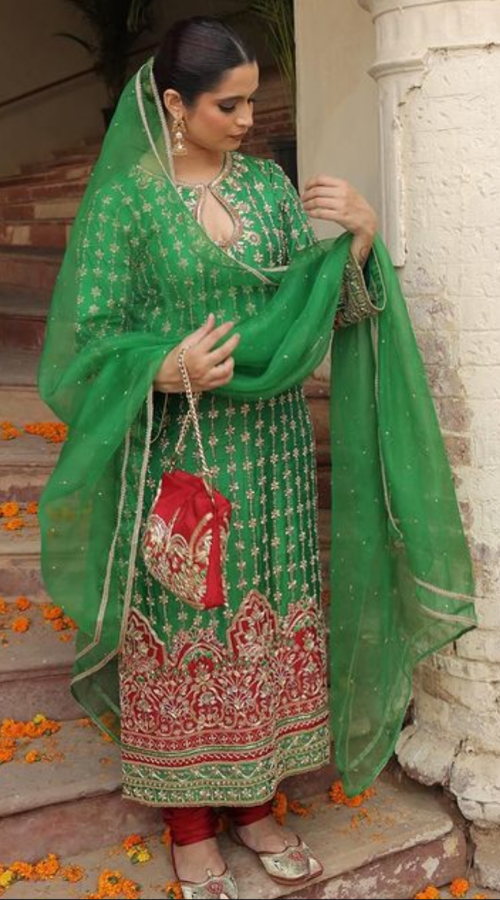 Green Salwar Suit