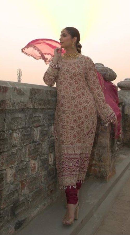 Pink Bridal Salwar Suit