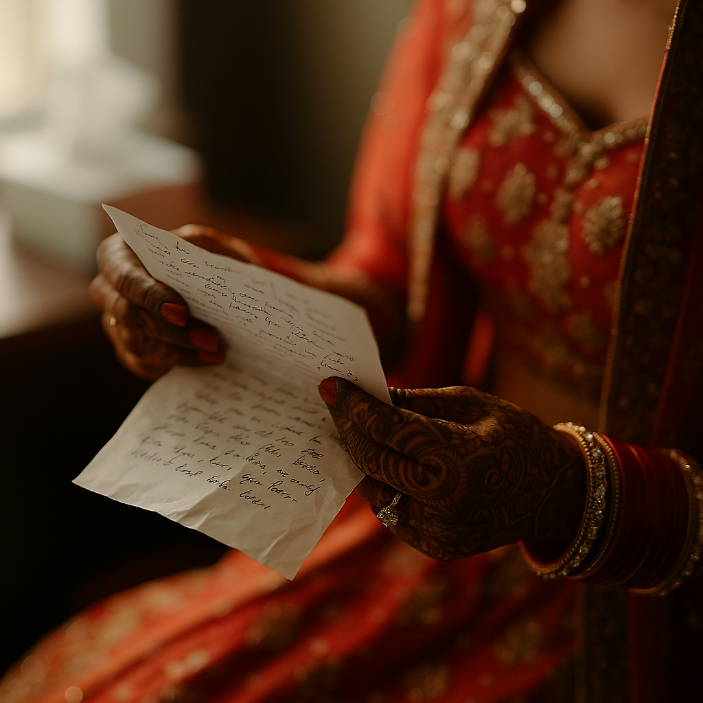 Wedding Day Morning Letters