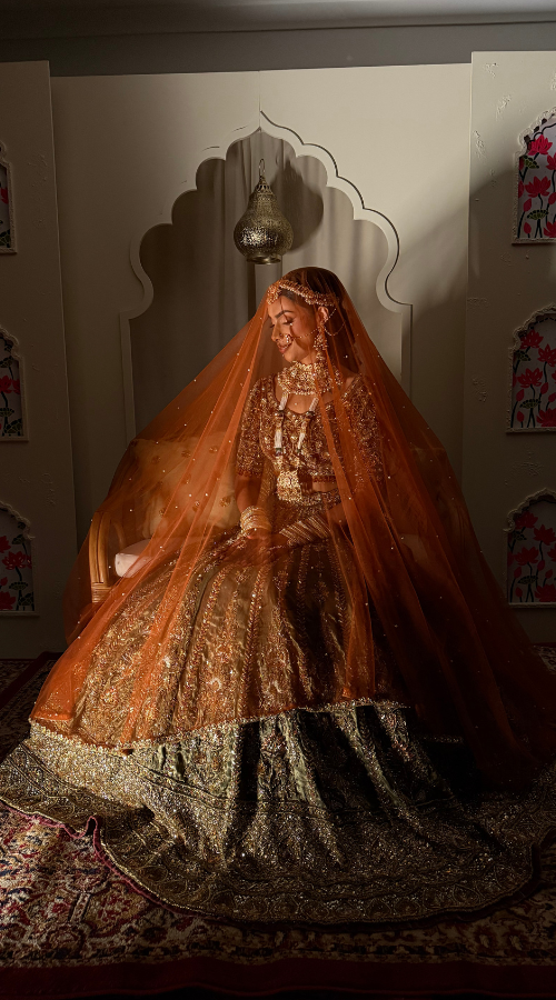 Punjabi Bride on Wedding Day