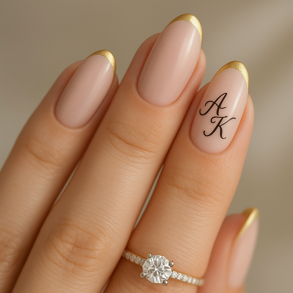 Personalized nails for indian brides