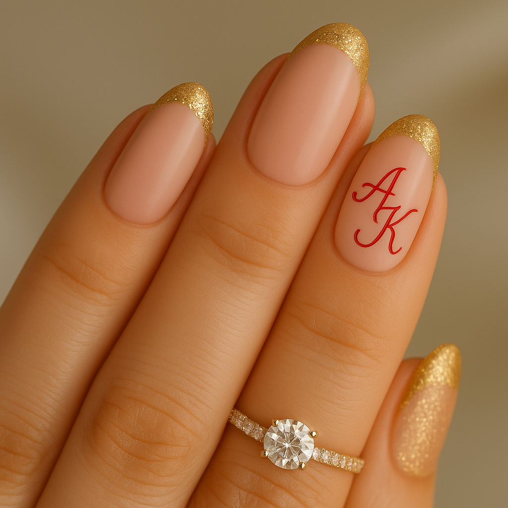 Trending nail designs for brides