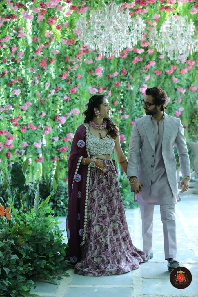 Real Punjabi couple Sirjan and Kunal on haldi