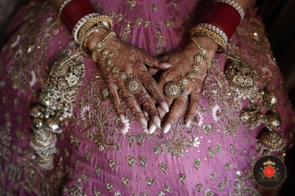 Bridal nail shots of real punjabi bride Sirjan