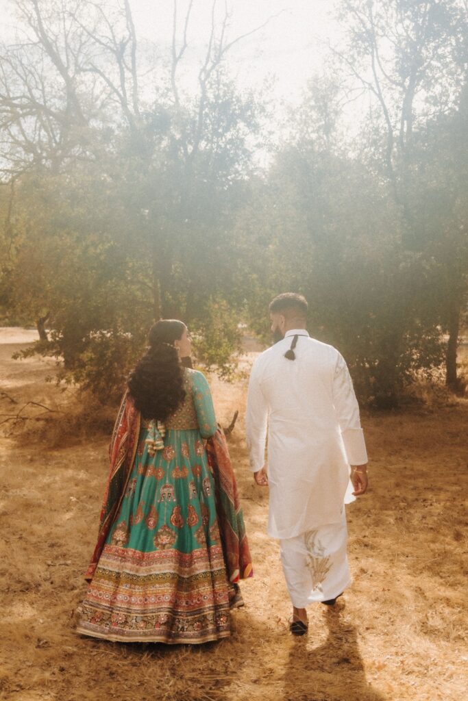 Punjabi couple on sangeet
