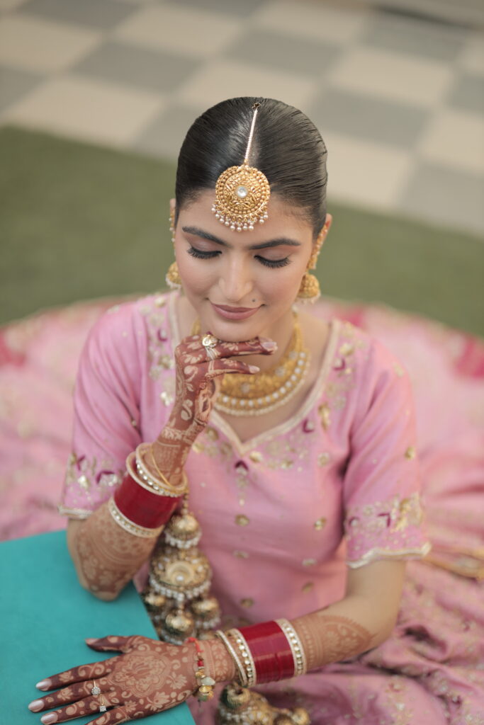 Real Punjabi Bride natural makeup look