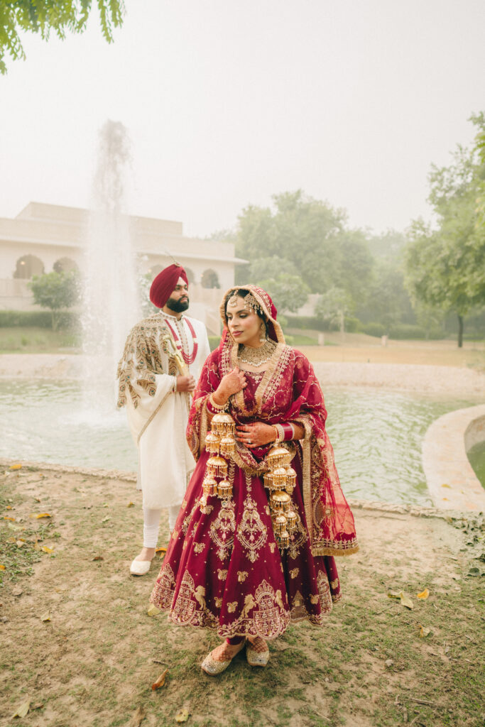 Punjabi groom in sherwani by Sasa Style