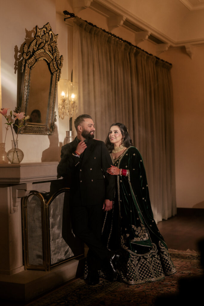 Punjabi couple reception photos by Sunny Dhiman