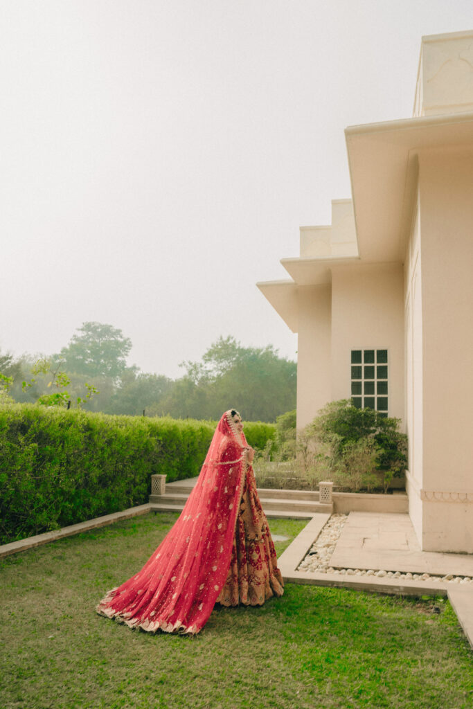 Bridal portraits at Sukhvilas Chandigarh