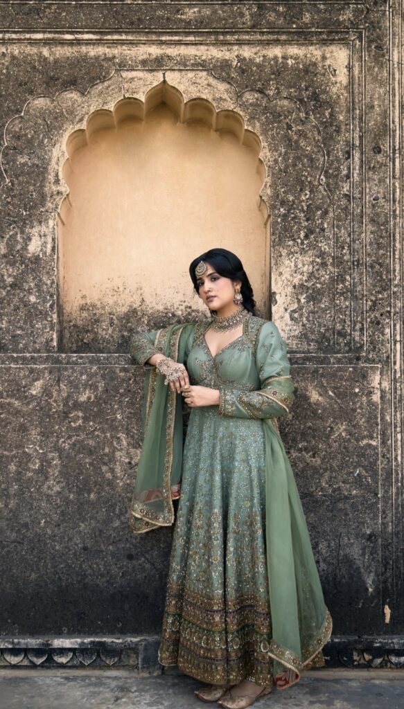 Anarkali by amrinsahi for punjabi brides
